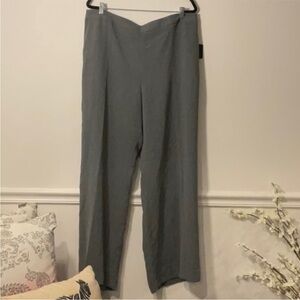 Halston Heritage Gray Wide Leg Pants